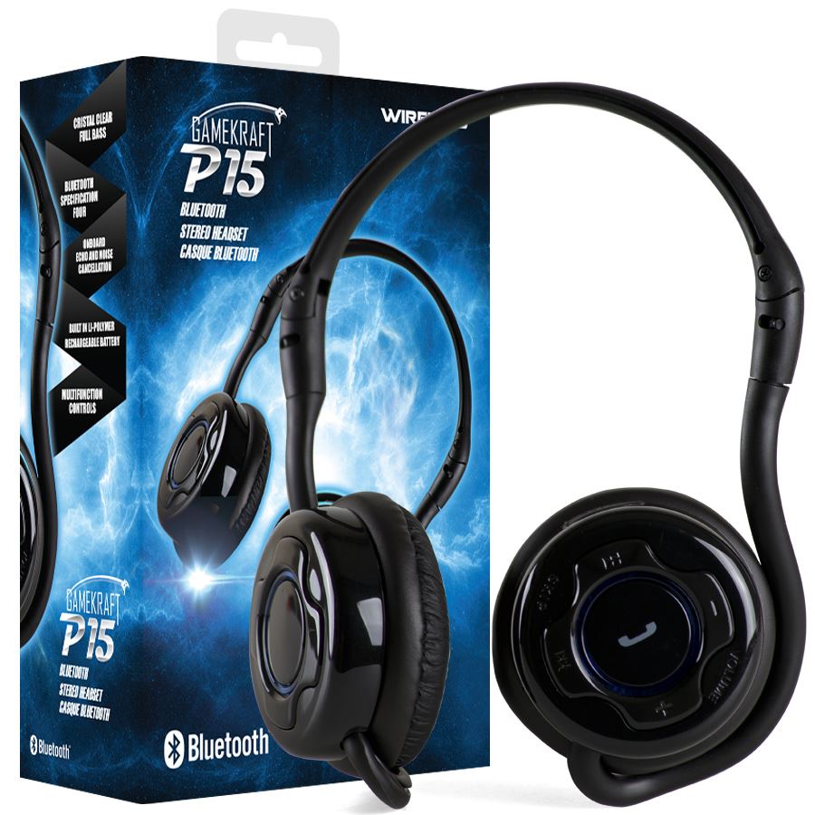 Bluetooth Wireless Stereo Gym Headphones Handsfree iPhone Samsung iPad