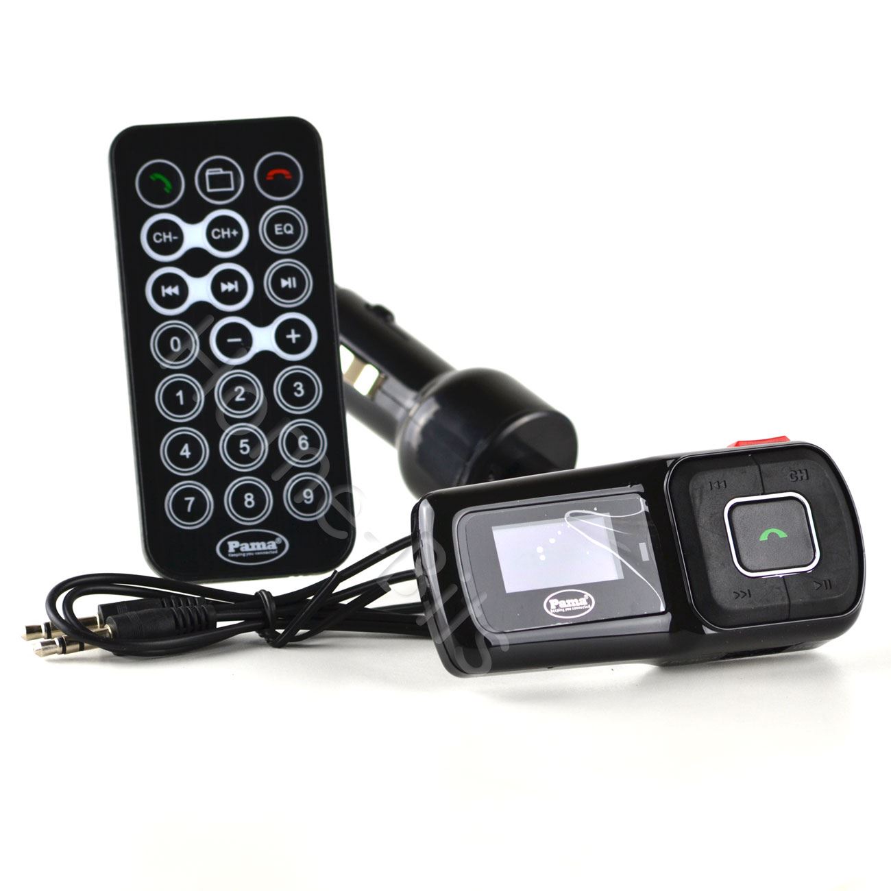 PAMA Bluetooth Handsfree Mobile Phone in Car Kit LCD Caller ID FM
