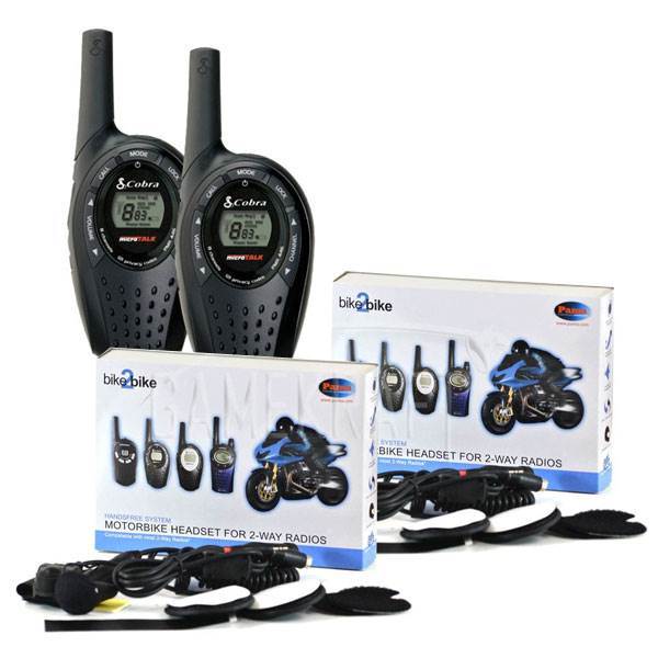 Cobra MT615 Motorbike Walkie Talkie Radio VOX CloseFace