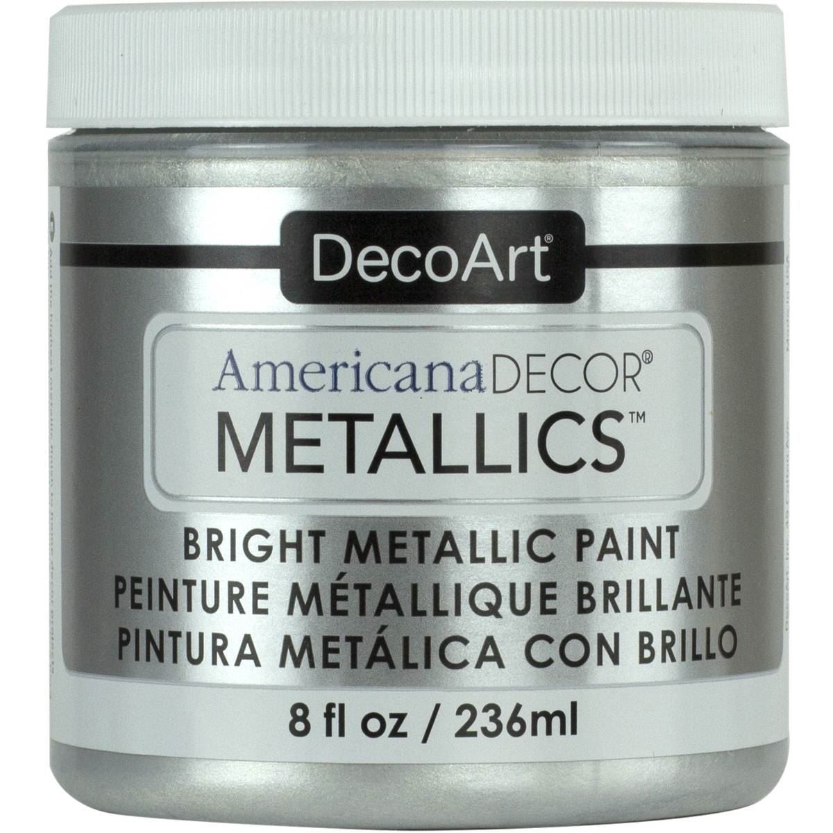 DecoArt Americana Decor Metallic Paint 236ml Different Acrylic Colours