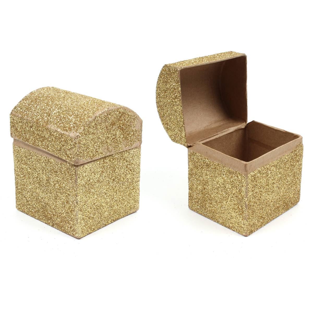 Hobbycraft Mini Paper Mache Treasure Chest 9 cm Box Decoupage Decoration Craft eBay