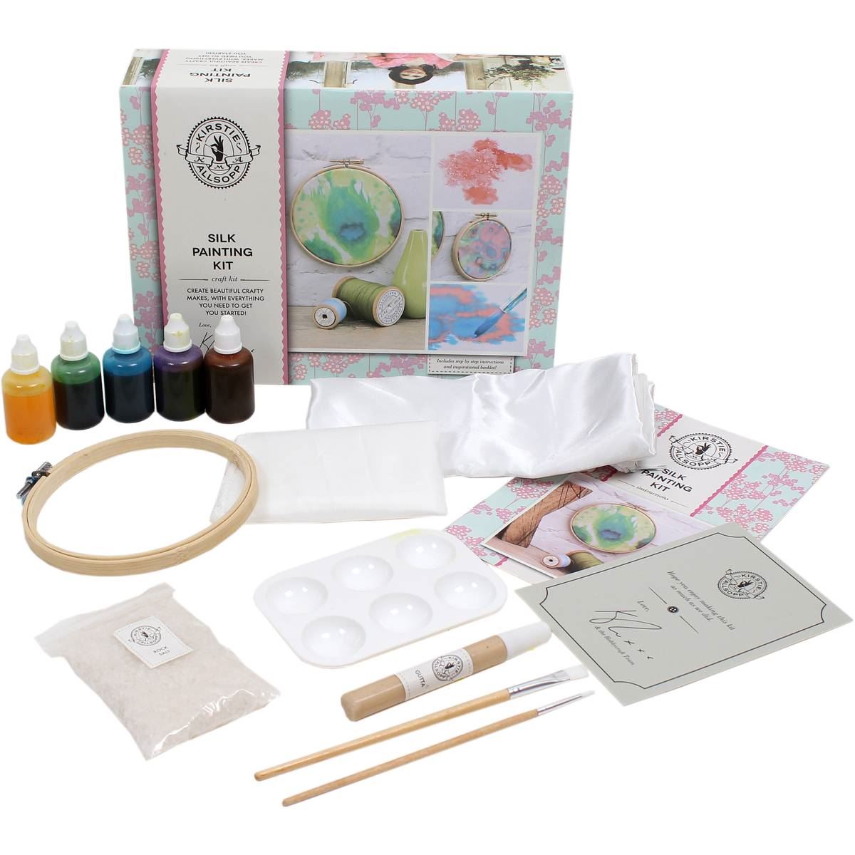 Kirstie Allsopp Silk Painting Kit Craft DIY Design Making Home