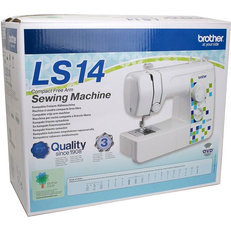 Brother LS 14 Sewing Machine Metal Chassis Free Arm Bobbin Winder Foot Pedal New eBay