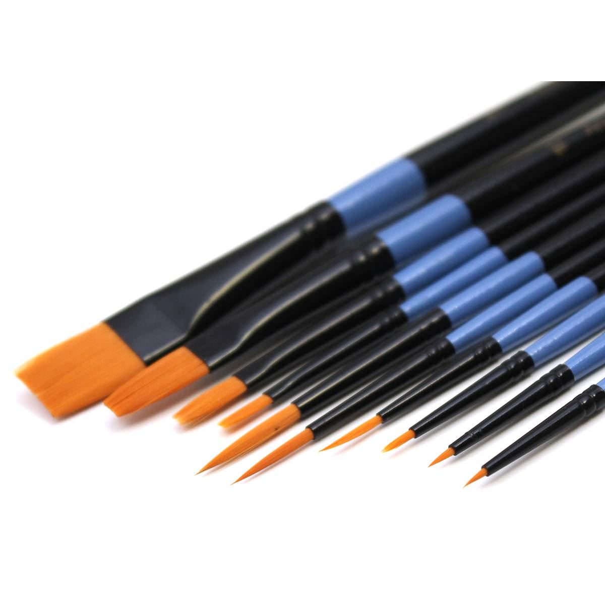 Artist's Loft Golden Synthetic Brush Set 10 Pack Watercolour Acrylic