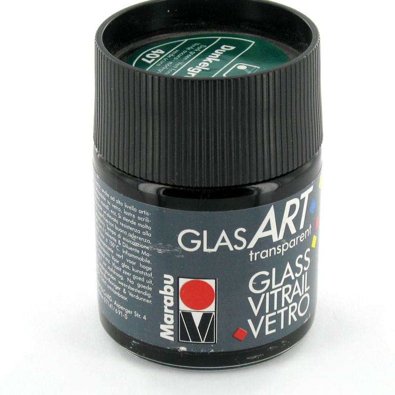 Marabu Glas Paint 50 ml Different Colours Enamel Waterproof Gloss Craft Art - Picture 9 of 27