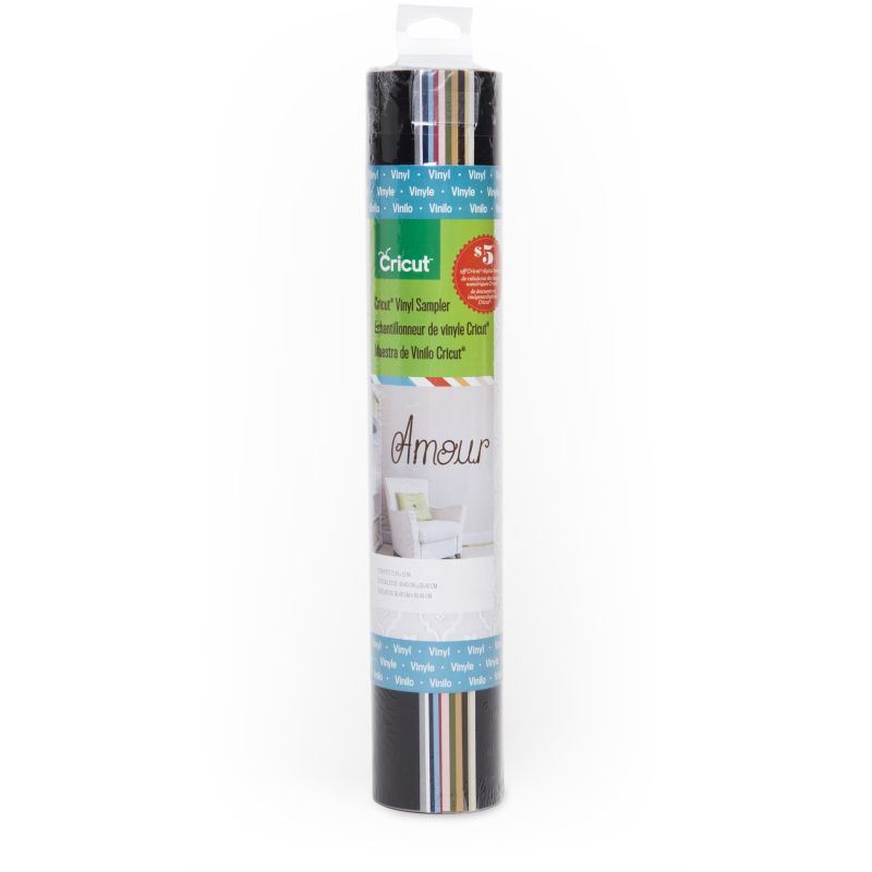 Cricut Vinyl Sampler 12 Pack Craft Die Cutting SelfAdhesive Sheets 12