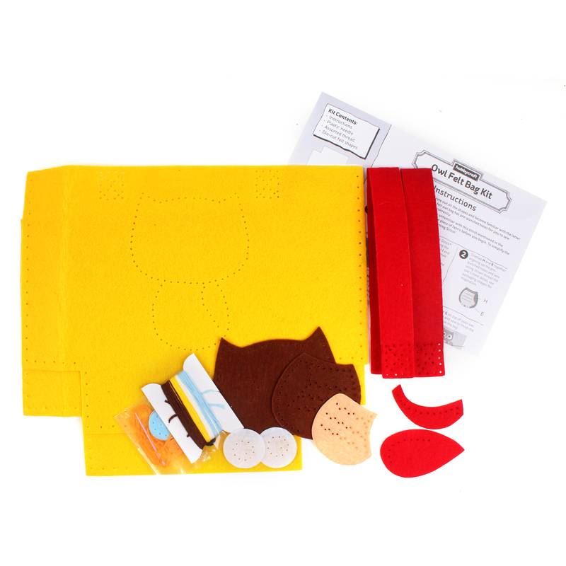 Hobbycraft Make Your Own Felt Shopping Bag Kit Sewing Assorted Designs