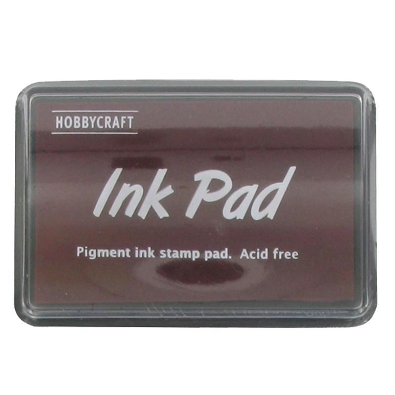 Hobbycraft Pigment Ink Stamp Pad 10 x 7 x 1.5 cm Different Colours Acid