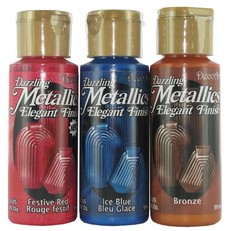 DecoArt Dazzling Metallics Elegant Finish Acrylic Paint Different