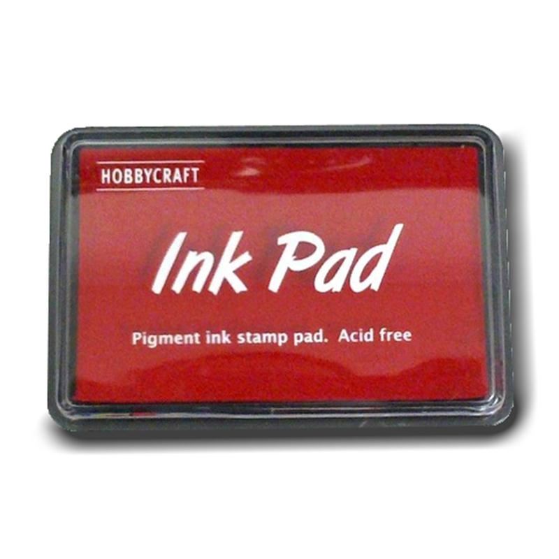 Hobbycraft Pigment Ink Stamp Pad 10 x 7 x 1.5 cm Different Colours Acid