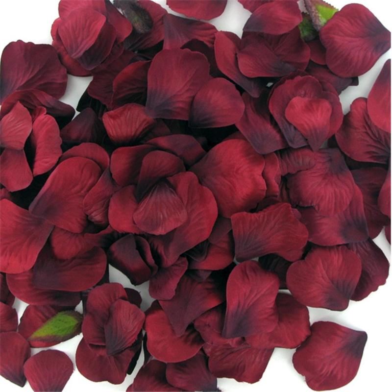 Artificial Rose Petal Confetti Different Colours Table Flower