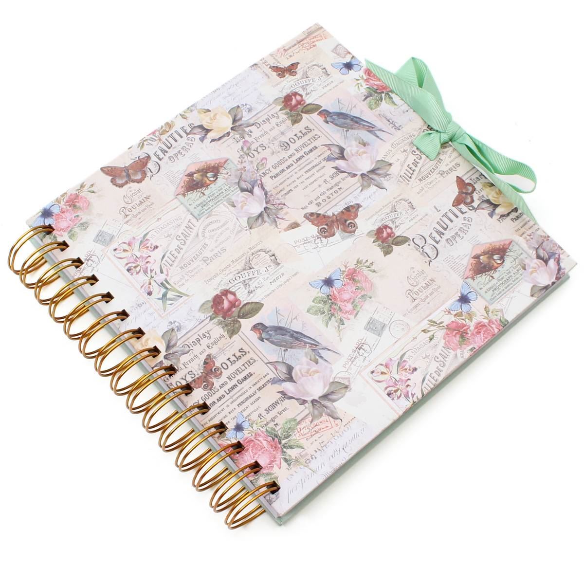 Hobbycraft Spiral Bound Vintage Postcards Scrapbook Album Gift 8 x 8