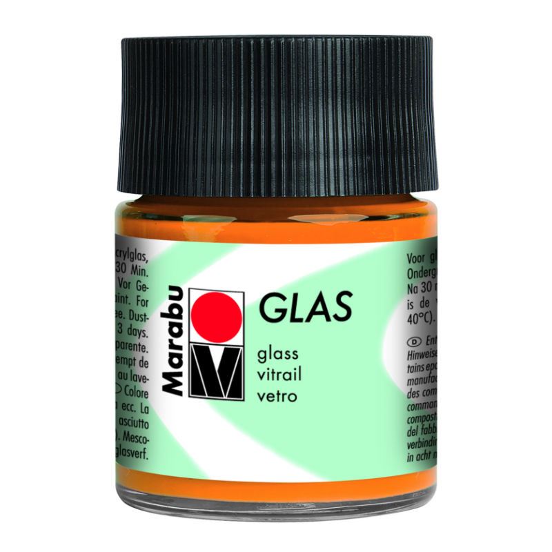 Marabu Glas Paint 50 ml Different Colours Enamel Waterproof Gloss Craft Art - Picture 16 of 27