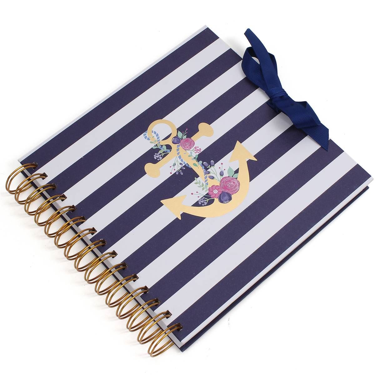 Hobbycraft Spiral Bound Nautical Scrapbook Photo Picture Album 8 x 8