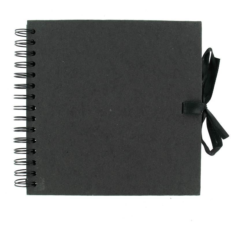 Hobbycraft 8 x 8 in Spiral Bound Scrapbook Album Different Colours