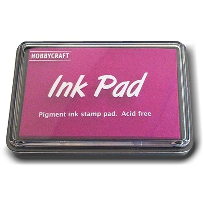 Hobbycraft Pigment Ink Stamp Pad 10 x 7 x 1.5 cm Different Colours Acid