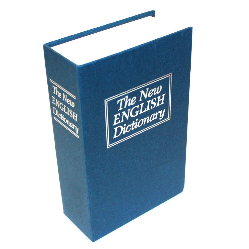 dictionary metal book safe