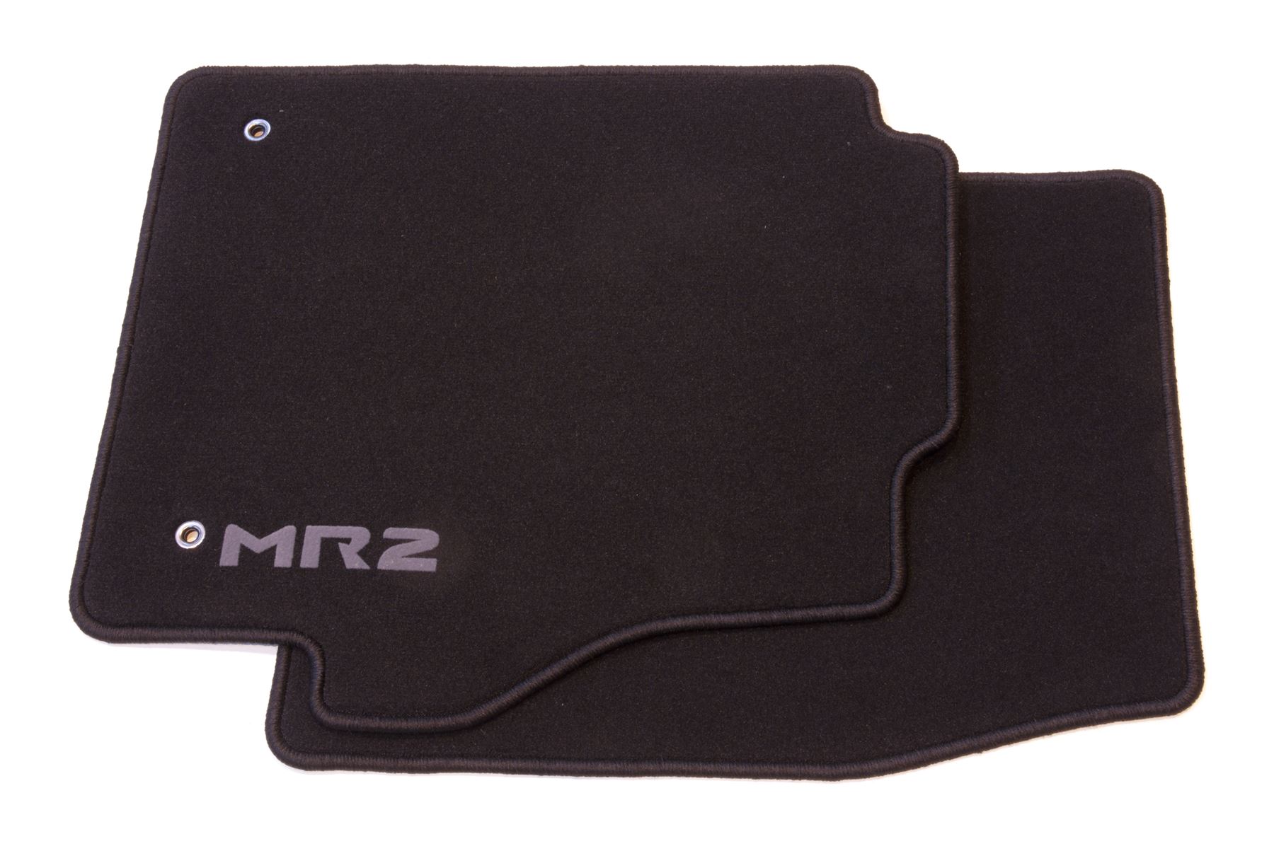 Genuine Toyota Luxury MR2 Textile Floor Mats Black Set of 2 Tailored