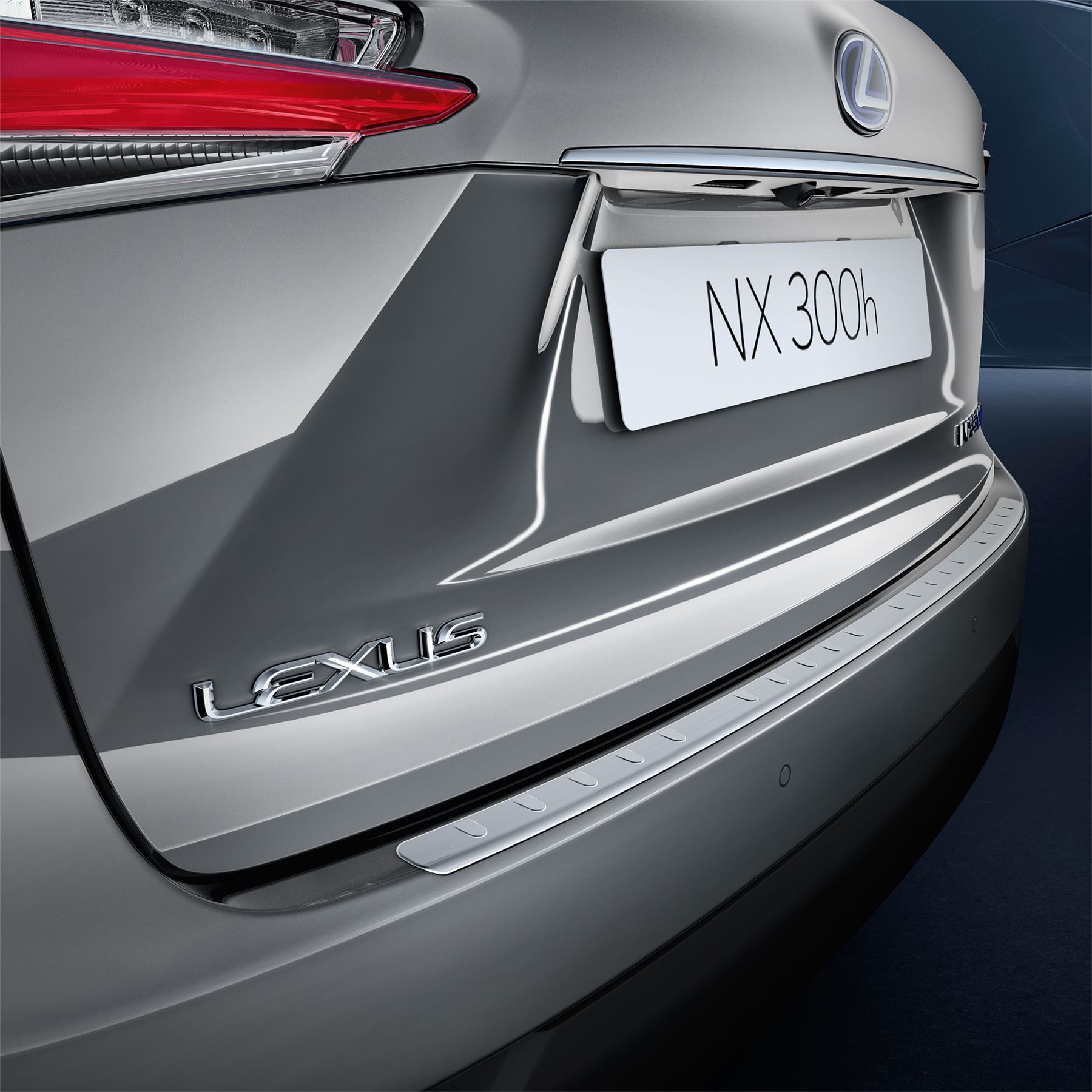 Genuine Lexus NX Stainless Steel Rear Bumper Protection Plate