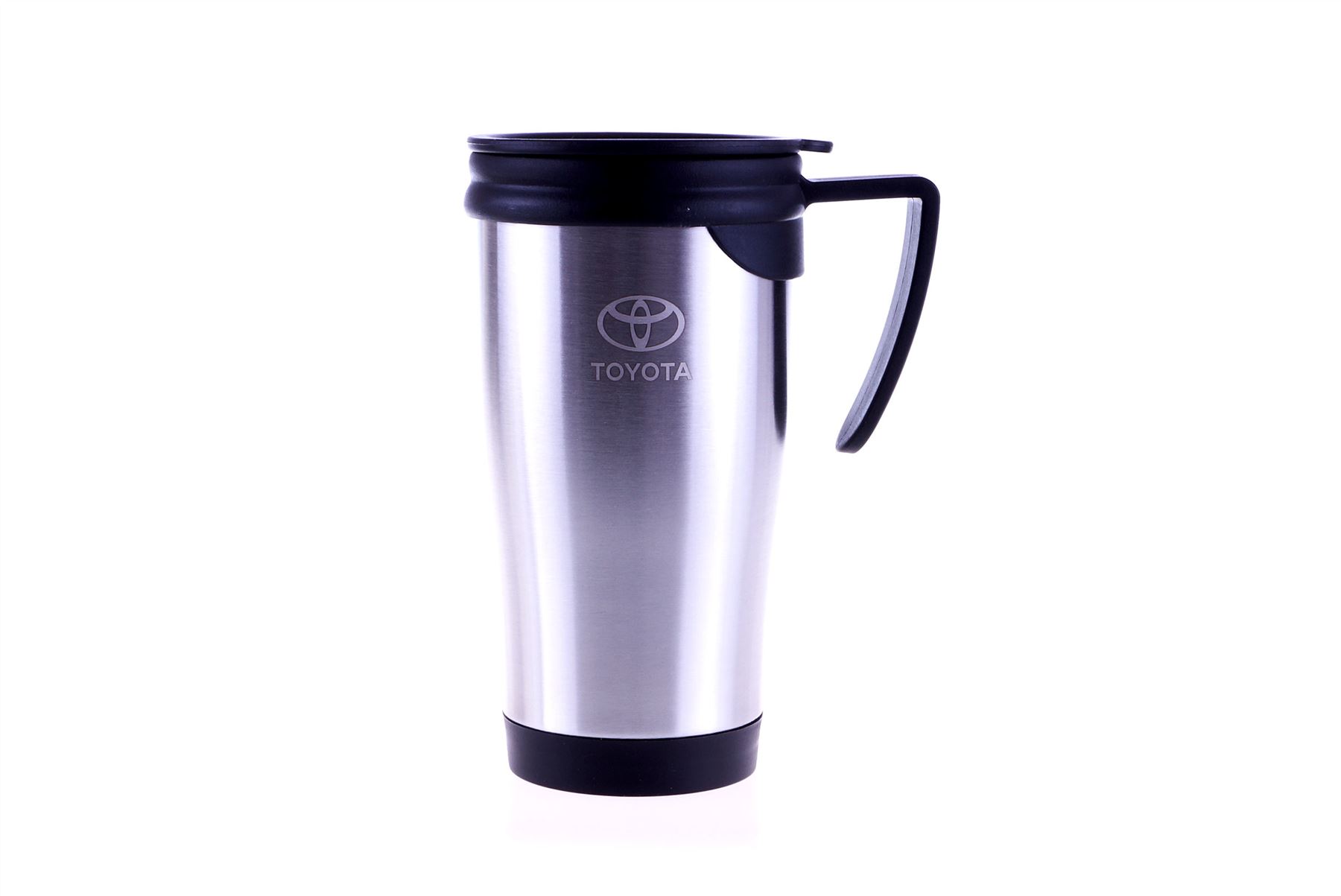 Genuine Toyota 450ml Stainless Steel Travel Coffee Cup Mug Plastic