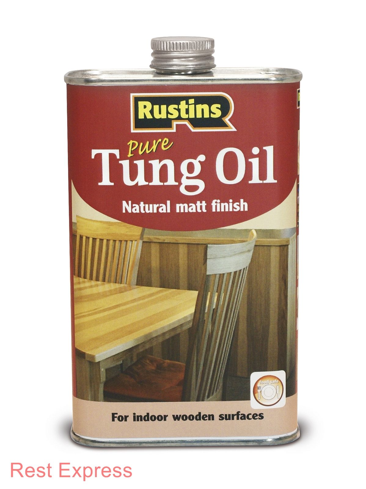 Rustins Original Pure Tung Oil Ideal for exterior Oak 500ml or 1