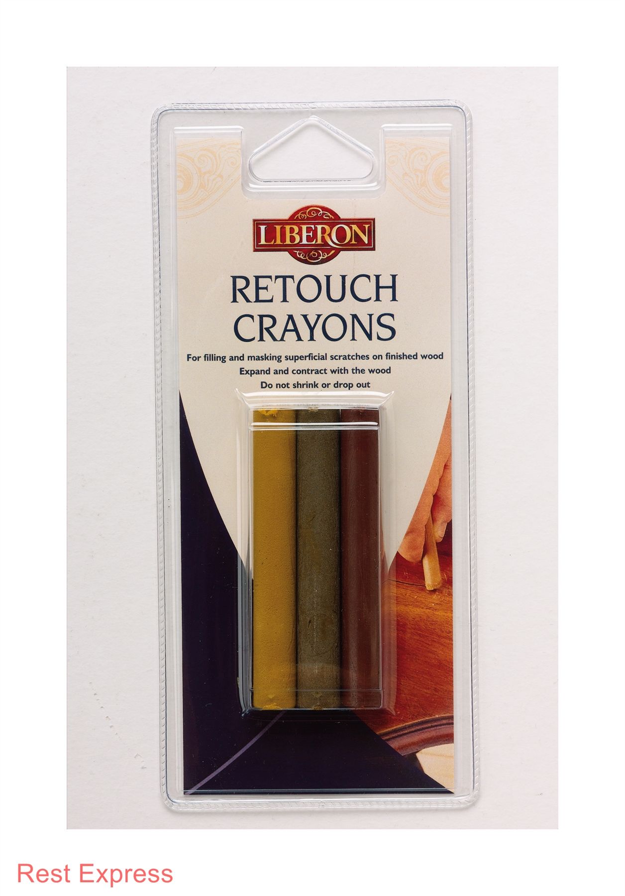 LIBERON RETOUCH CRAYONS Wax Wood Filler pack of 3 ALL COLOURS eBay