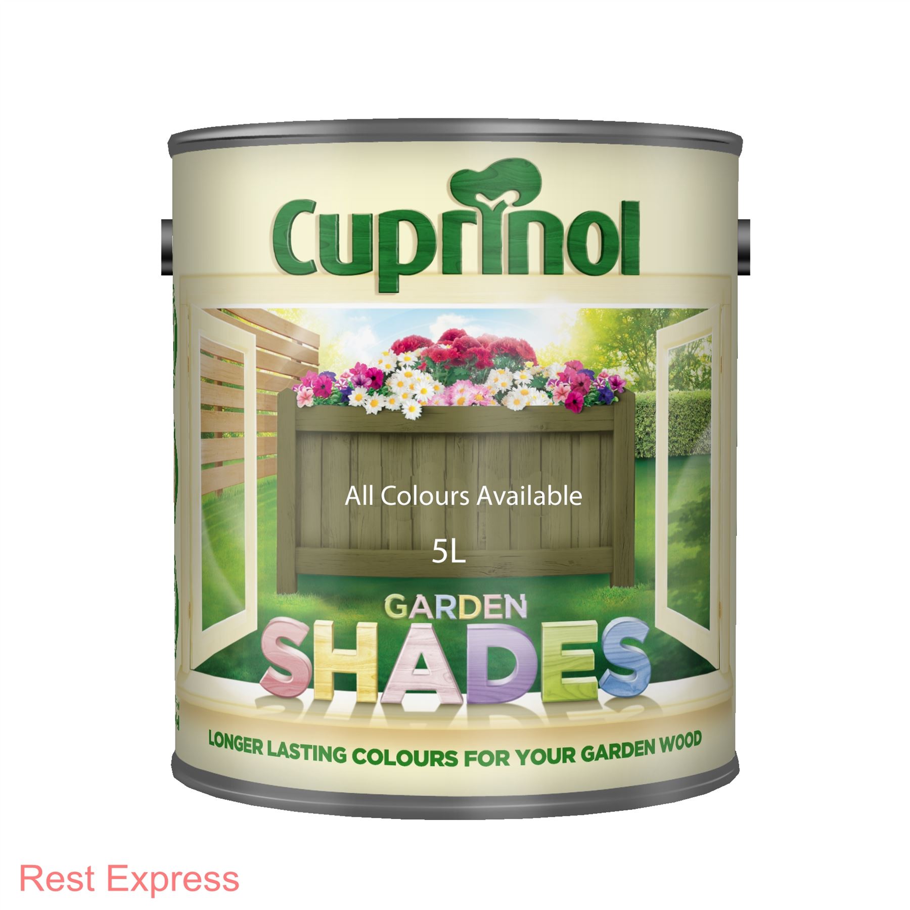 CUPRINOL GARDEN SHADES Wood Shed & Fence Paint Stain 5 Litre (5L