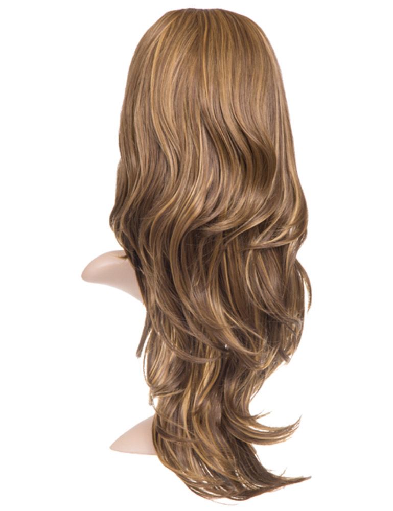 LADIES 3/4 LONG WAVY SYNTHETIC HALF HEAD WIG 28" LENGTH CLIP IN KOKO UK