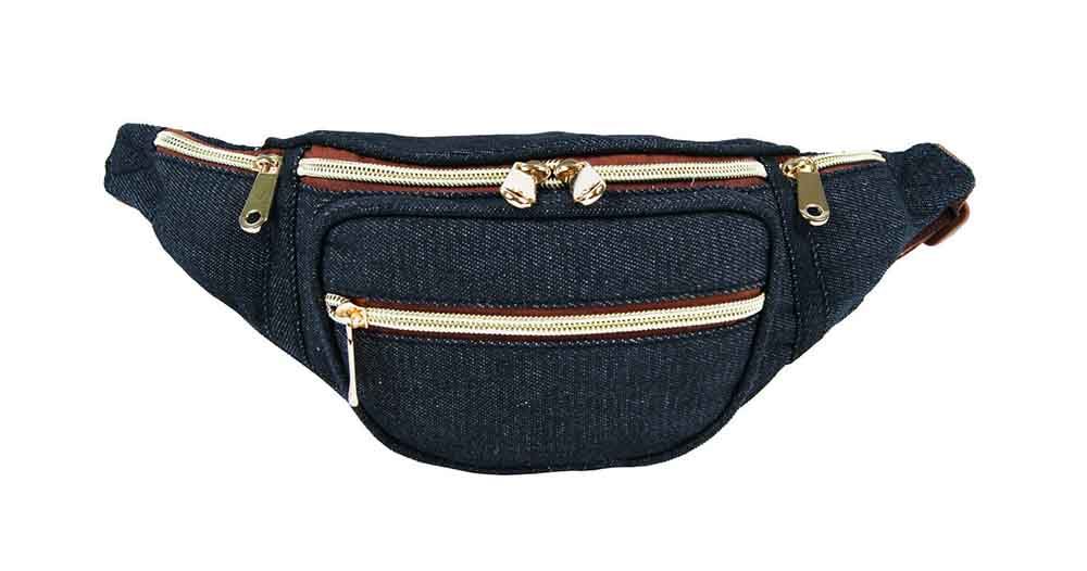 NEW WOMENS AZTEC POLKA DOT FLORAL DENIM CANVAS BUM BAG FESTIVAL FANNY PACK | eBay