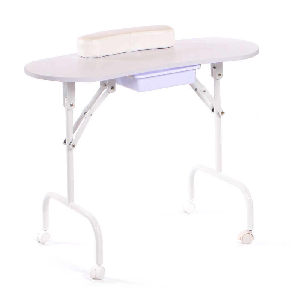 Portable foldable mobile manicure nail art beauty salon table desk