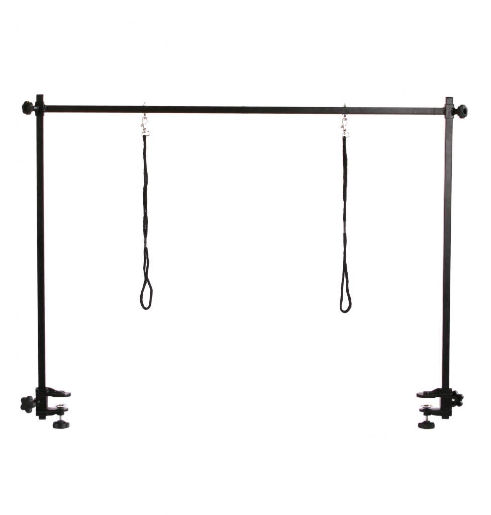 Groomex dog grooming arm H bar for grooming table with 2 noose and 2
