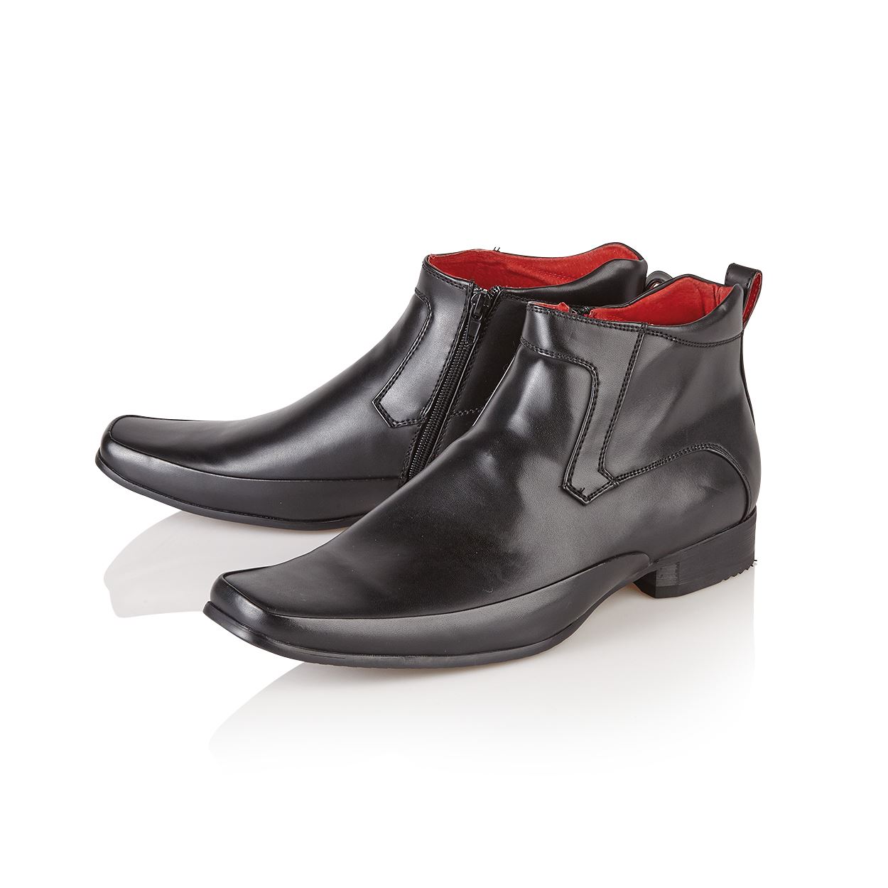 Mens Italian Style Leather Lined Formal Casual Chelsea Ankle Boots