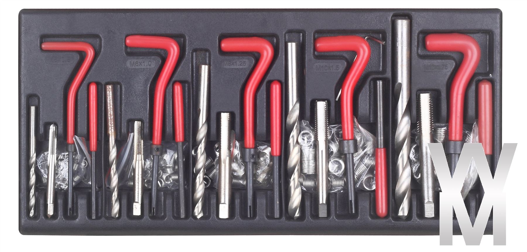 brand new 131 piece helicoil type thread repair kit m5 m12 helicoil drill size chart