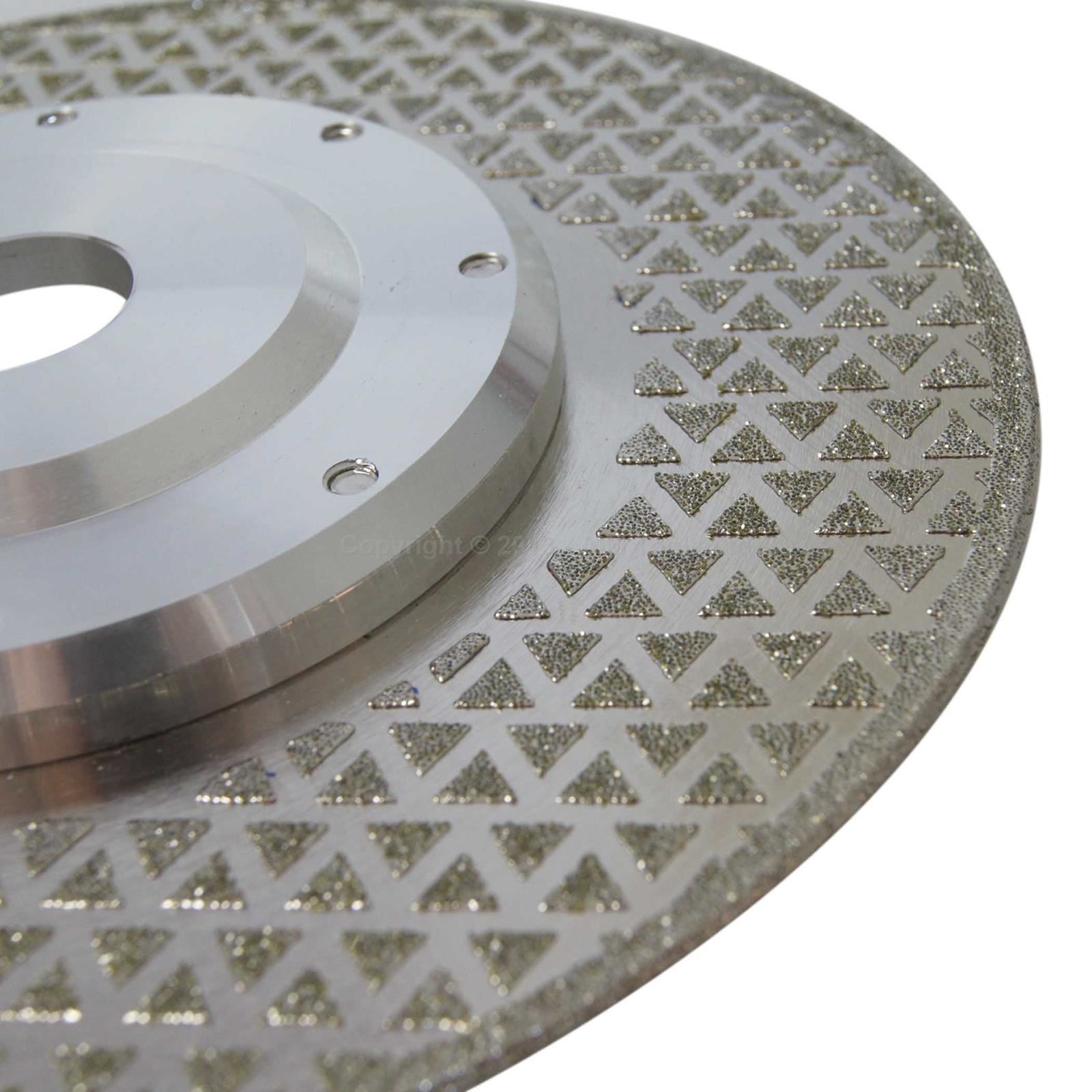 141054 Electroplated Diamond Cutting Grinding Disc Blade 115mm 180mm With Flange eBay