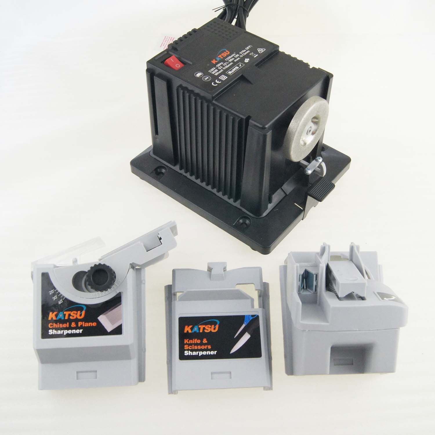 New Multi Purpose Electric Drill Chisel Knife Scissor Sharpener HSS