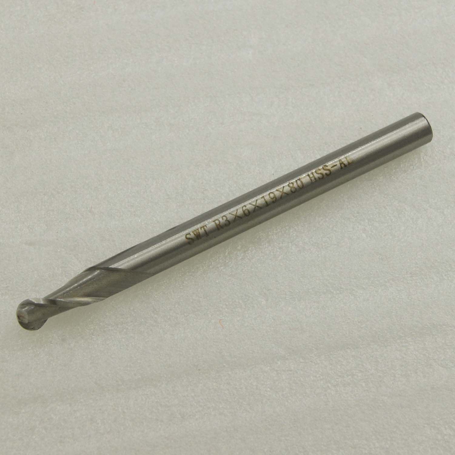 Ball Nose Round End Mill Drill HSS Milling Cutter 1MM to 12.5MM in