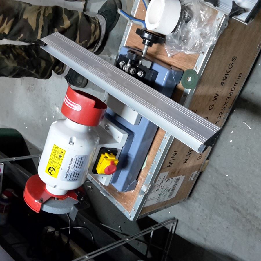 EXRETURN Electric Planer Blade Sharpener Machine 370W