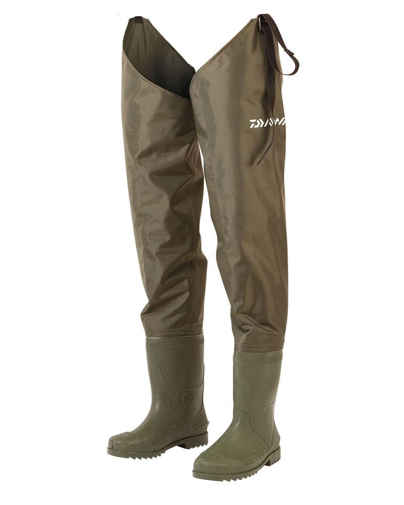 Daiwa Lightweight Nylon Hip Wader Cleated Sole All Sizes 612UK DEHW eBay