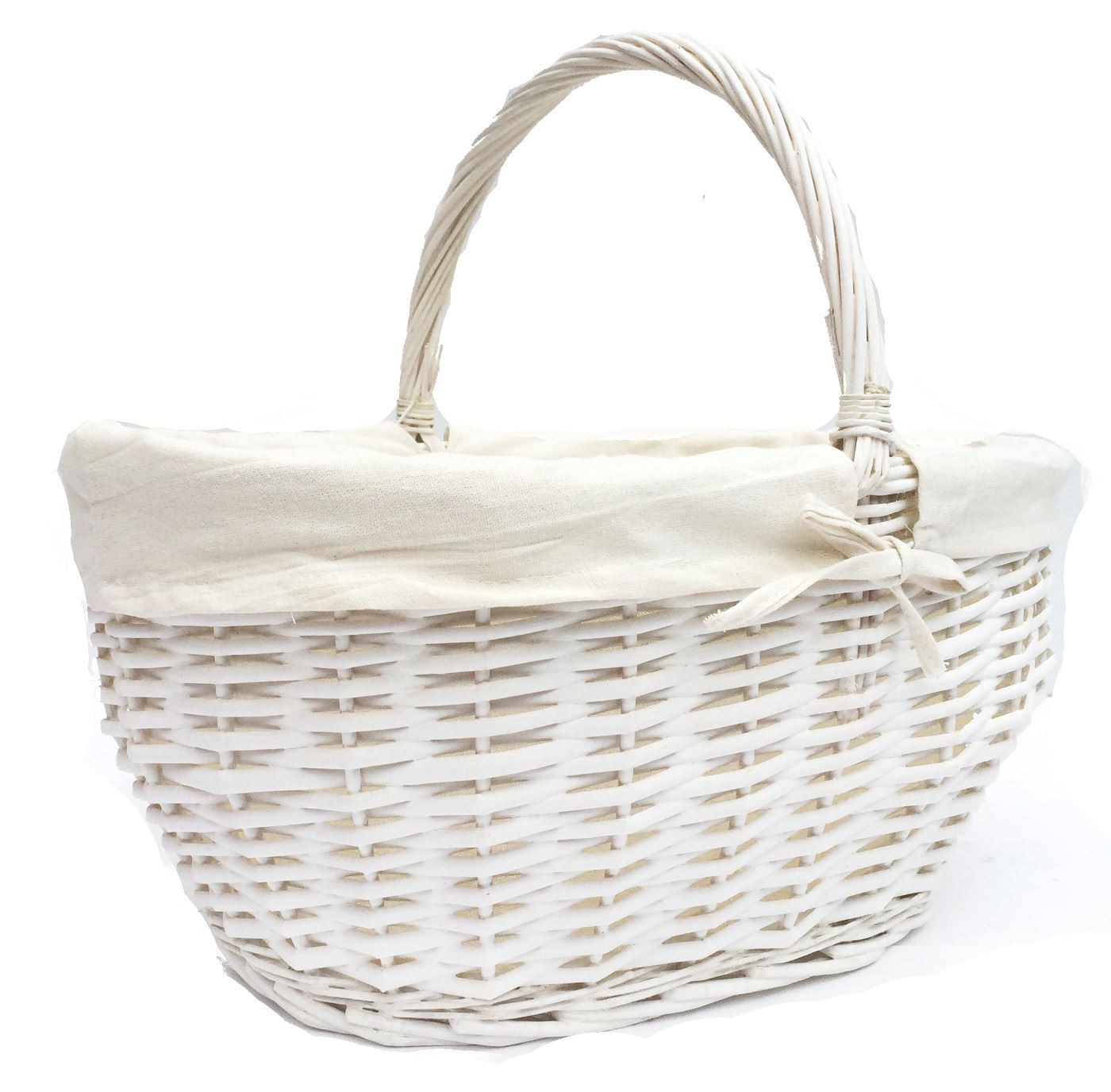 Strong Oval Wicker Garden Trug Basket Flower Harvest Log Fruit With