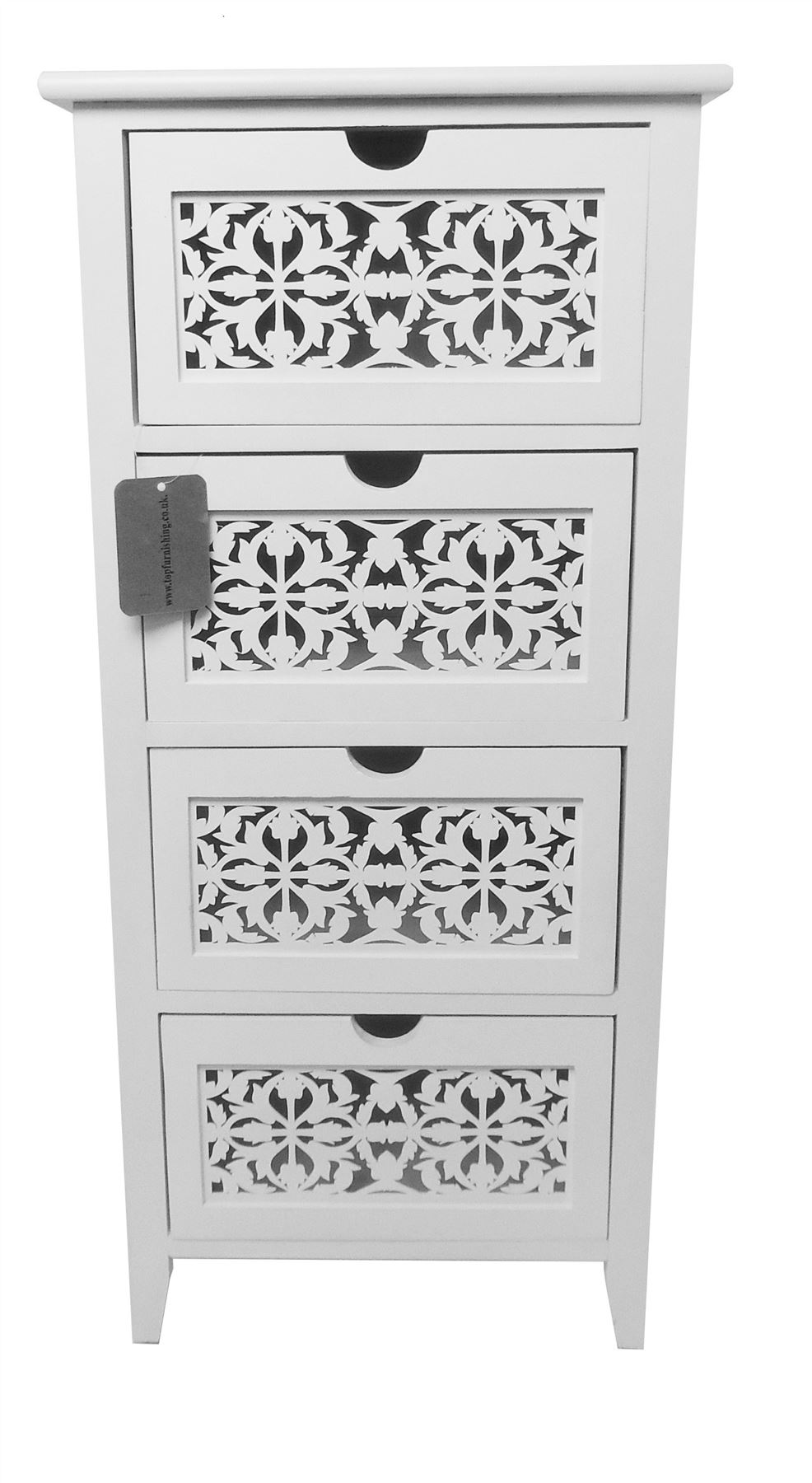 Assembled Slim Narrow Wide Hallway Bedside Table Chest of Drawers Unit Cabinet - Picture 13 of 14