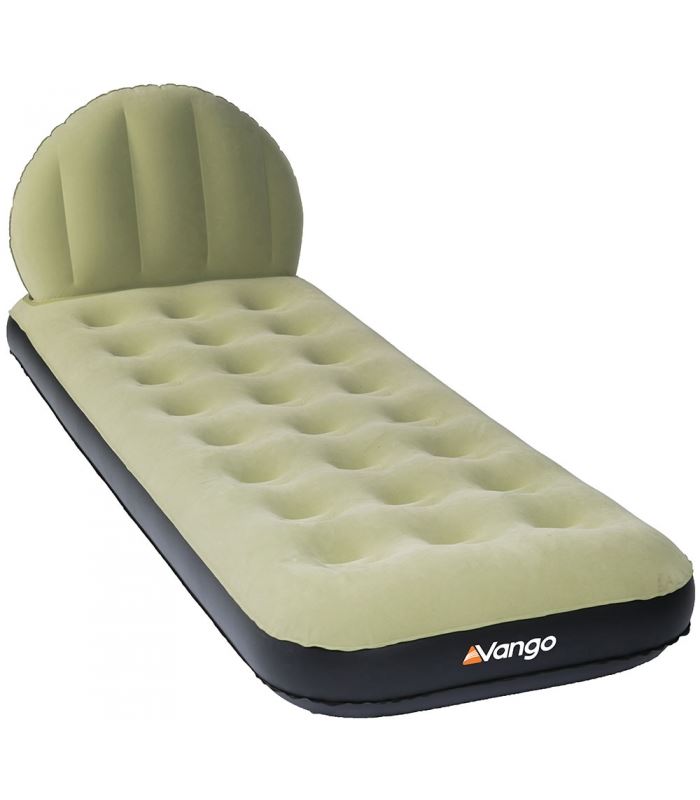 Vango Airhead Single Flocked Airbed Blow Up Camping Air Bed eBay