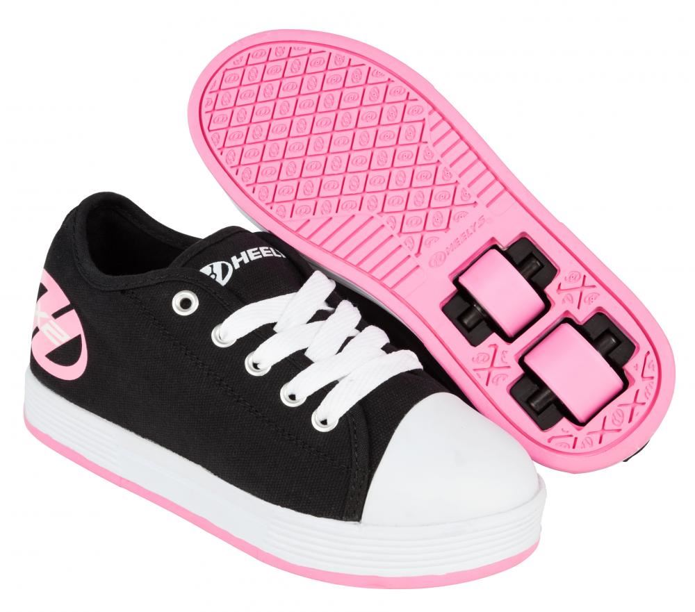 Heelys X2 Fresh Girls/kids Wheeled/Roller Skate Shoes/Trainers Black