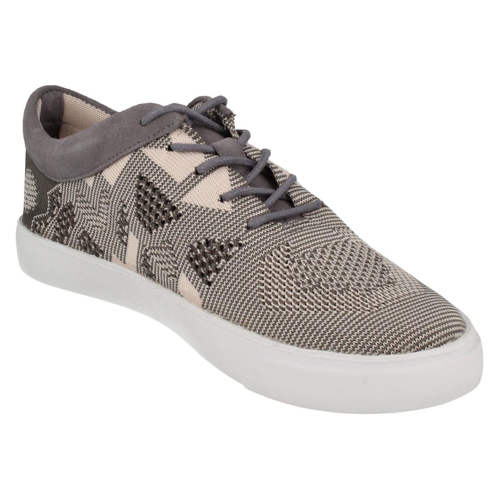 Ladies Clarks Lace Up Knitted Sports Trainers Shoes Label