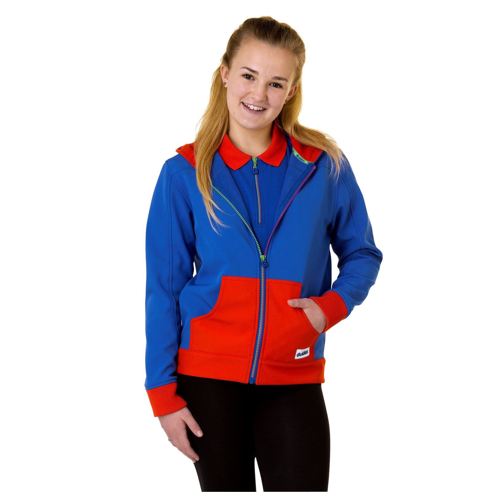 GIRGUIDING GIRL GUIDES UNIFORM STRIPE POLO OR ZIP HOODY TOP eBay