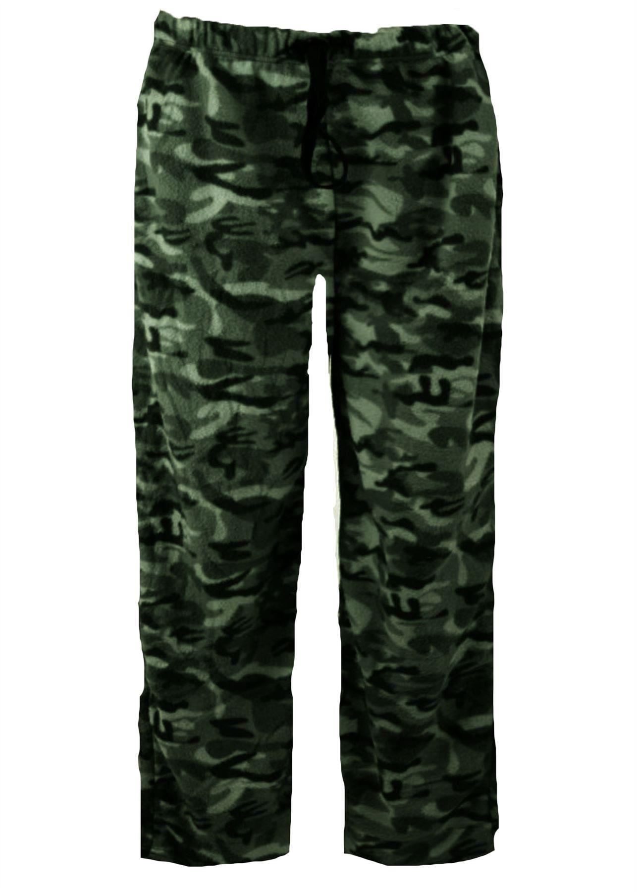 BRAND NEW ADULT MENS SUPER SOFT FLEECE CHECK LOUNGE PANTS BOTTOMS M L