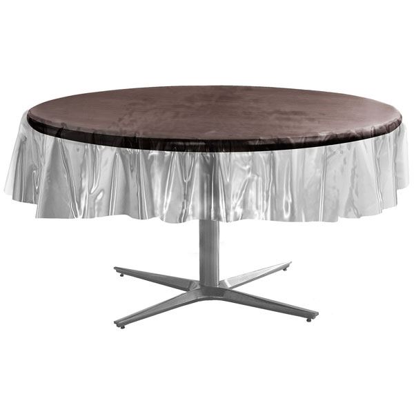 Solid Colour Tableware Round Table Covers 213cm D Birthday Wedding Solid Colour Tableware Round Table Covers 213cm D