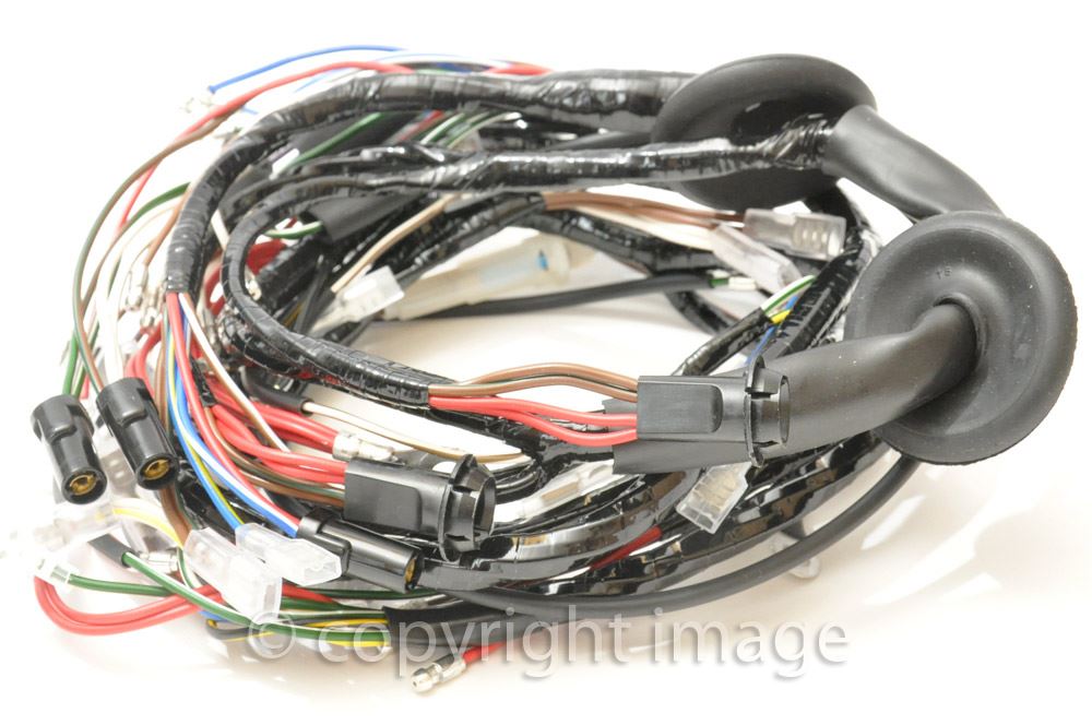 Triumph Bonneville T140 TR7 Wiring Harness 1973-78 UK Made ... triumph tr8 wiring harness 