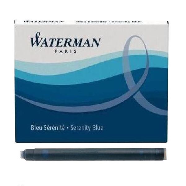 Waterman Standard Ink Cartridges (8 Pack) INTERNATIONAL LARGE SIZE eBay