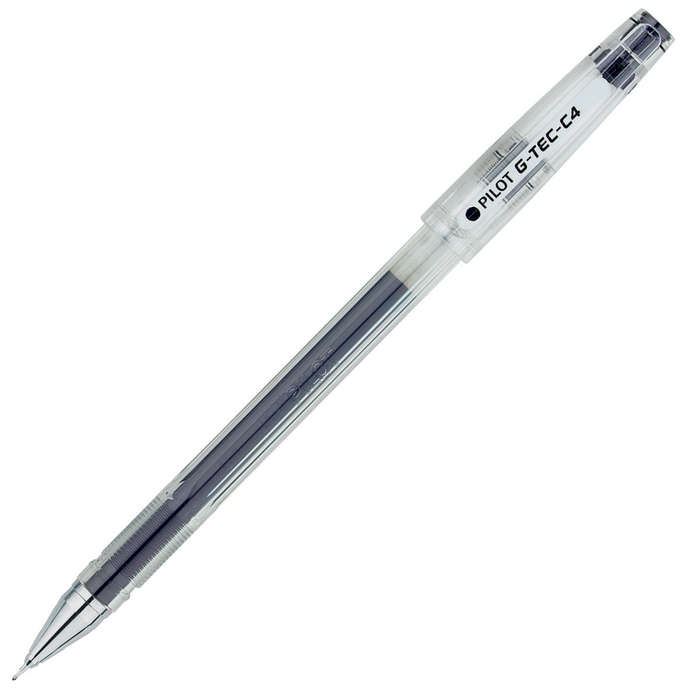 Pilot GTec C4 Microtip Ultra Fine 0.4mm Gel Rollerball Pen ALL
