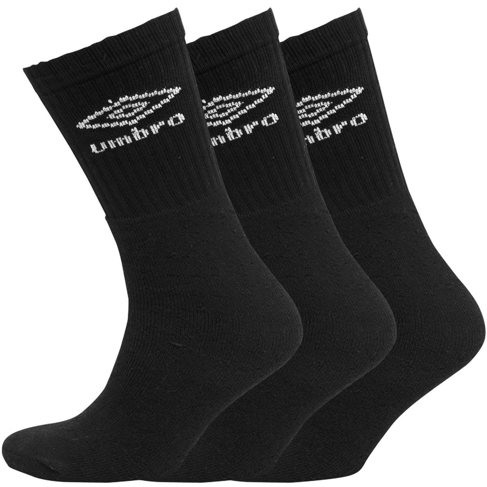 MENS OFFICIAL UMBRO ELASTICATED SOCKS TRAINER LINER / SPORTS WHITE